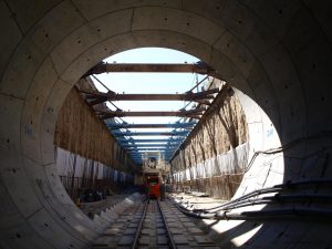 Metro tunnel Mashhad Urban Railway Line 2